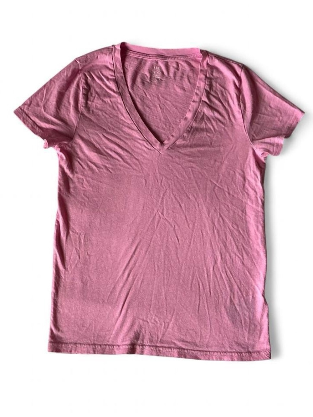 J Crew Women’s Pink V-Neck Tee
